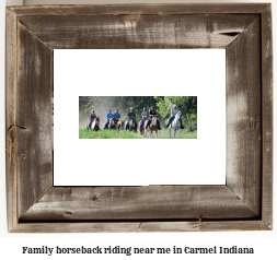 family horseback riding near me in Carmel, Indiana